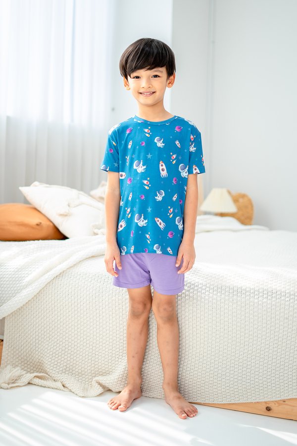 Space Expedition Bamboo Tee & Shorts Set 