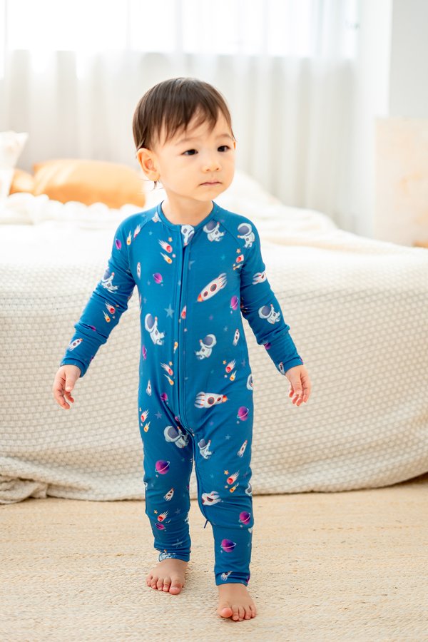 Space Expedition Bamboo Sleepsuit