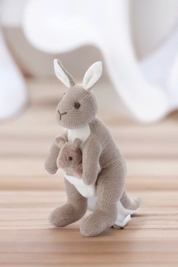 Kangaroo Knitted Plush Toy 