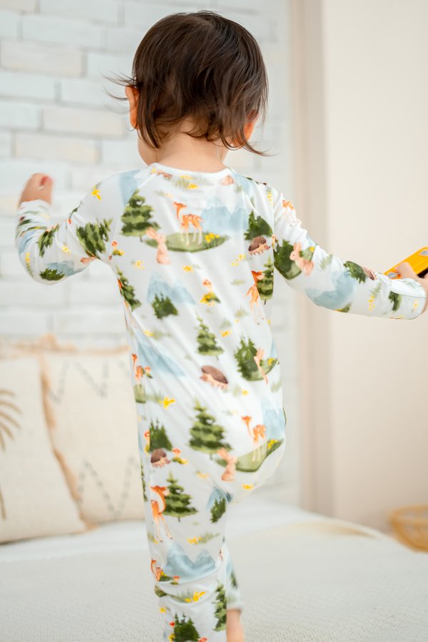 Enchanting Wilderness Bamboo Sleepsuit