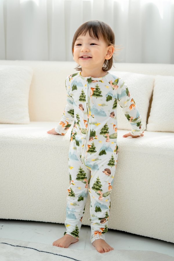 Enchanting Wilderness Bamboo Sleepsuit