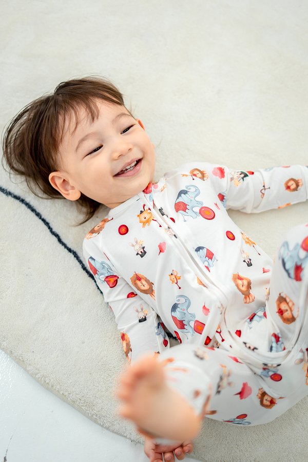 Circus Fun Bamboo Sleepsuit