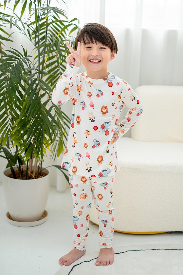 Circus Fun Bamboo Long Sleeve 2 Piece Set