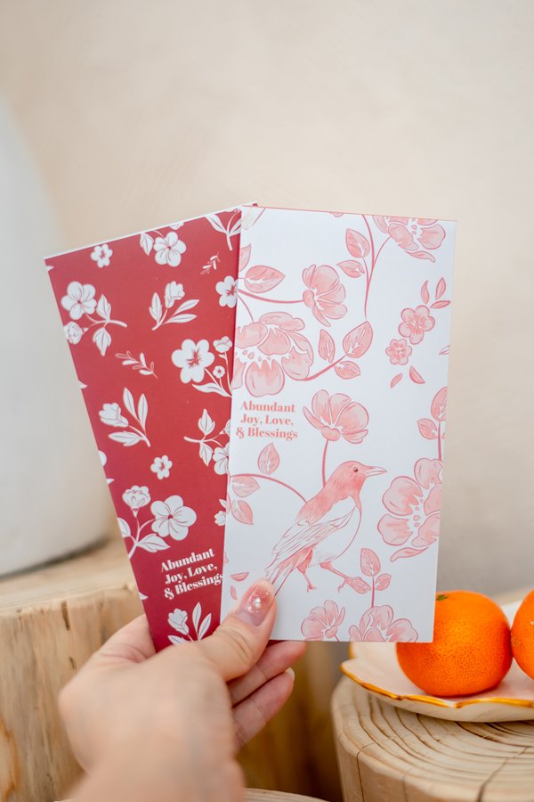 Magpies & Peonies Red Packets (10pcs)