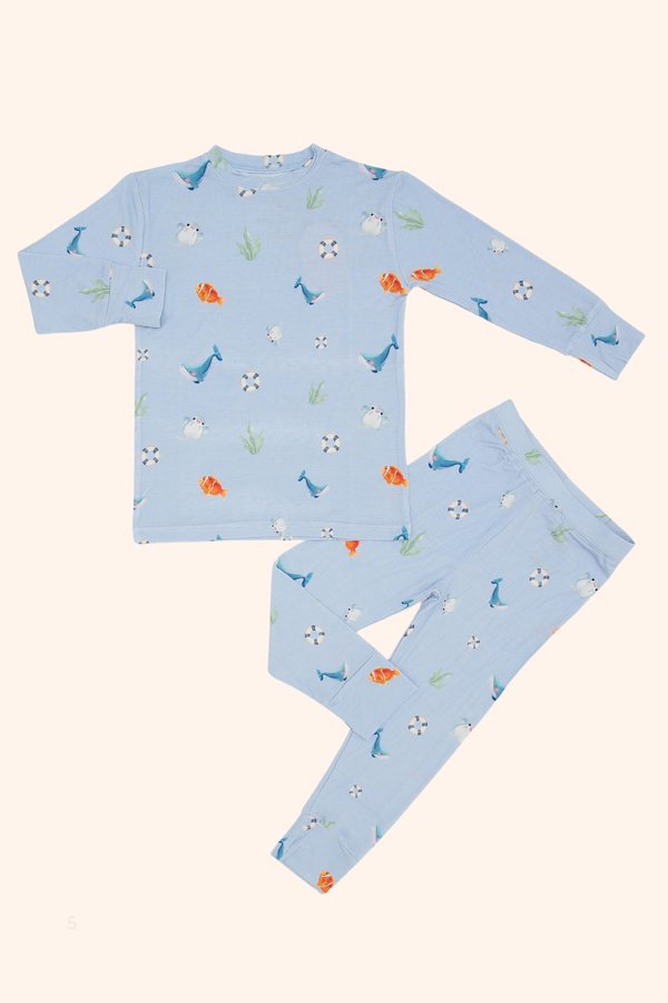 Marine Wonders Bamboo Long Sleeve 2 Piece Set