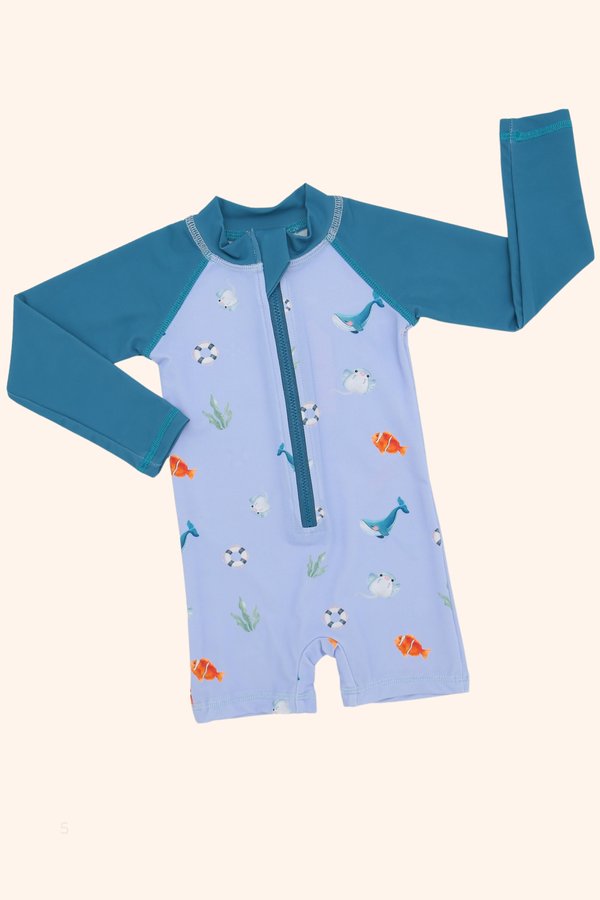 Marine Wonders Long Sleeve SwimSuit V2
