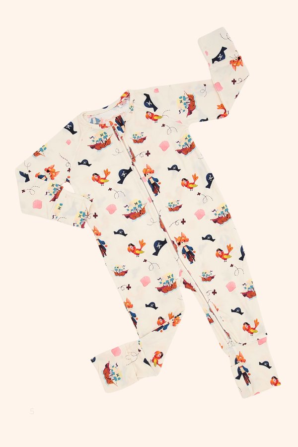 Pirate Tales Bamboo Sleepsuit