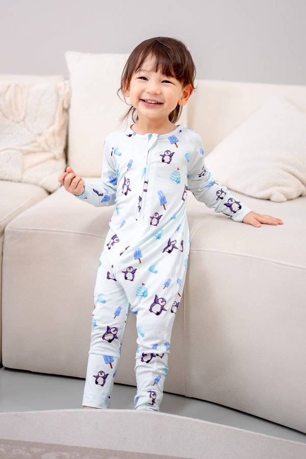 Penguin Playground Bamboo Sleepsuit