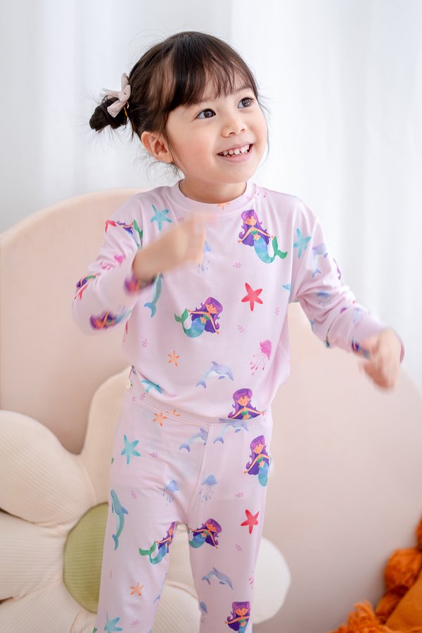 Mermaid & Friends Bamboo Long Sleeve 2 Piece Set +