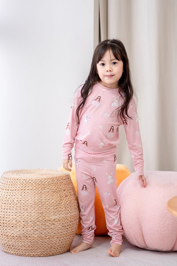 Fairytale Princesses Bamboo Long Sleeve 2 Piece Set +