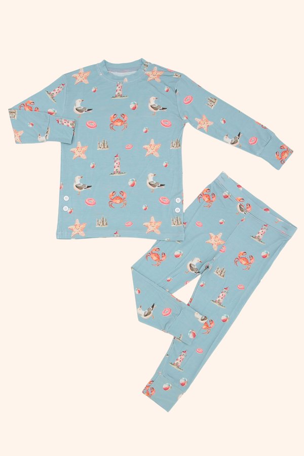Coastal Carnival Bamboo Long Sleeve 2 Piece Set +