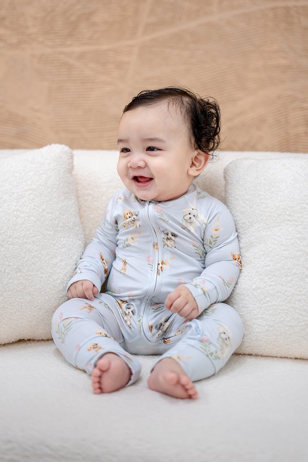 Fur-ever Friends Bamboo Sleepsuit