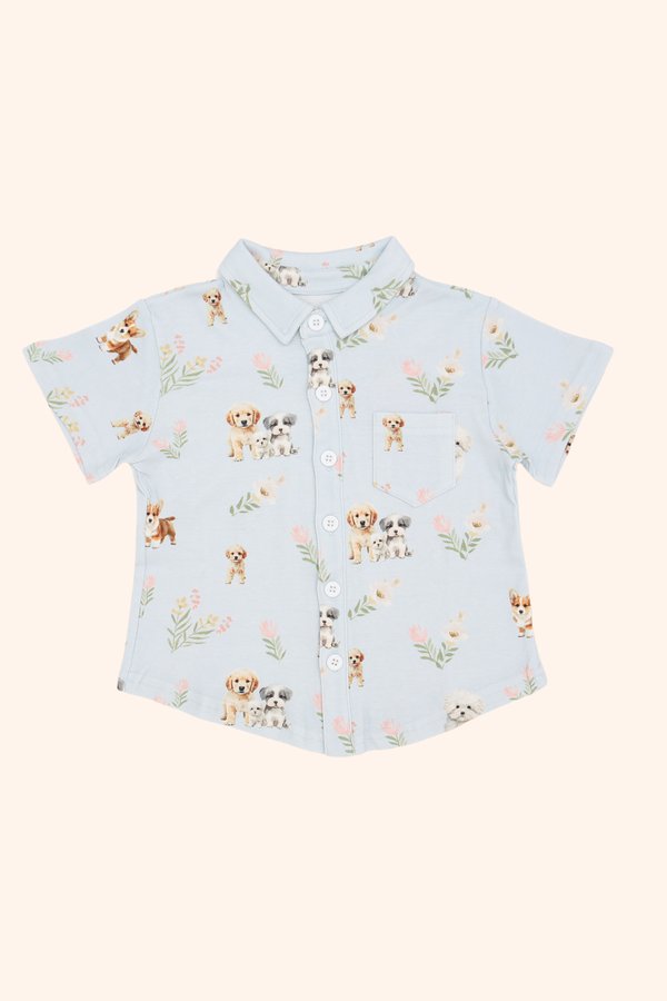 Fur-ever Friends Classic Collar Boy Shirt