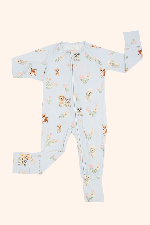 Fur-ever Friends Bamboo Sleepsuit