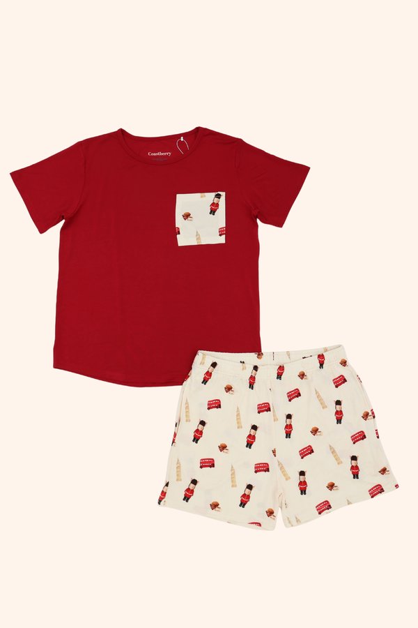 (ADULT) Hello London Bamboo Lounge Wear Set