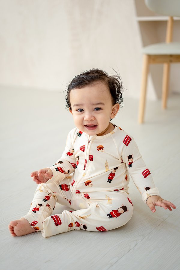 Hello London Bamboo Sleepsuit