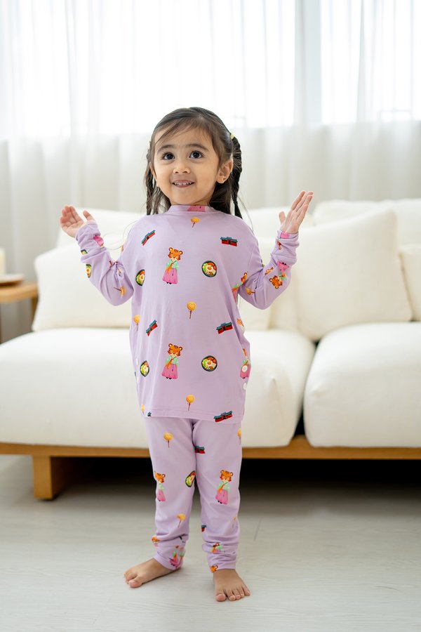 Annyeonghaseyo Korea Bamboo Long Sleeve 2 Piece Set +