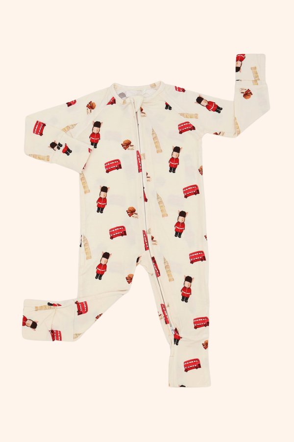 Hello London Bamboo Sleepsuit