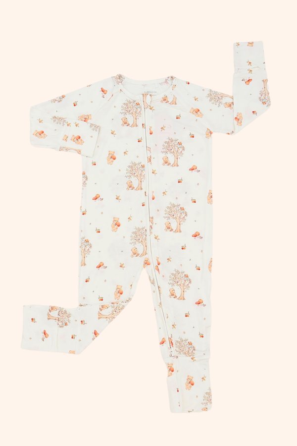 Mushroom Bear Bamboo Sleepsuit (Limited Edition)