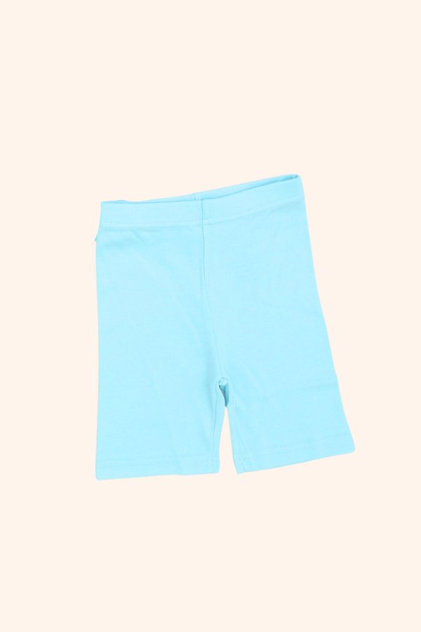 100% Cotton Bike Shorts in Blue