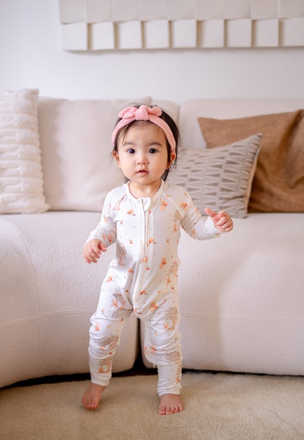Mushroom Bear Bamboo Sleepsuit (Limited Edition)