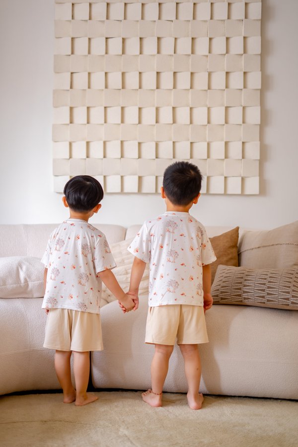 Mushroom Bear Bamboo Kids Lounge Set (Limited Edition)