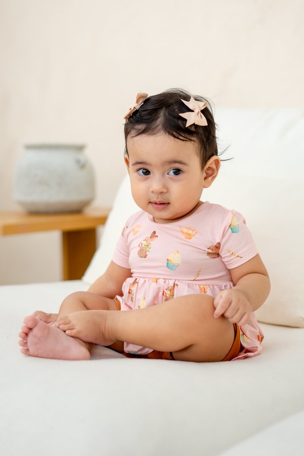 Cupcake Teaparty Bamboo Babydoll 2 Piece Set