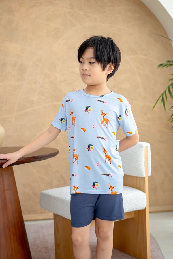 Konnichiwa Japan Bamboo Tee & Shorts Set