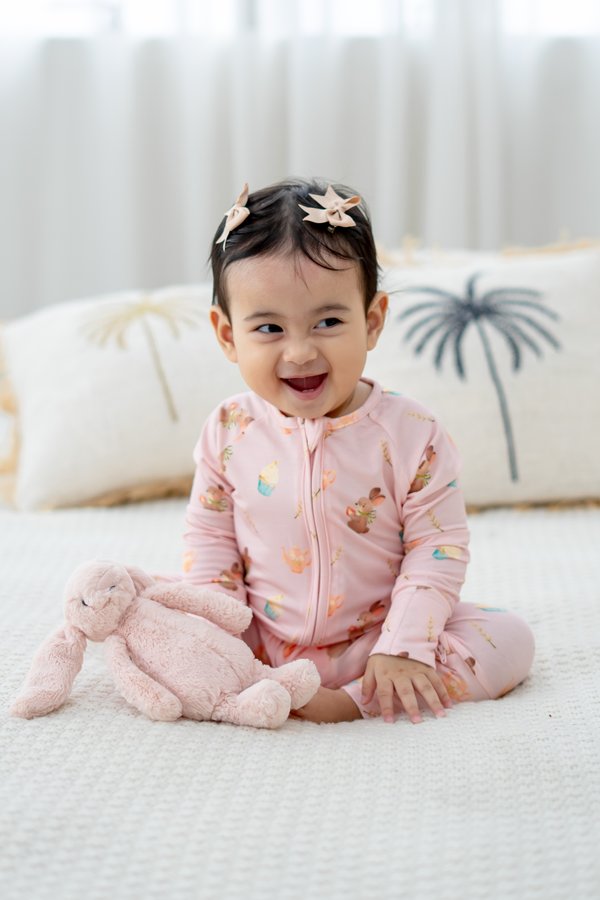 Cupcake Teaparty Bamboo Sleepsuit