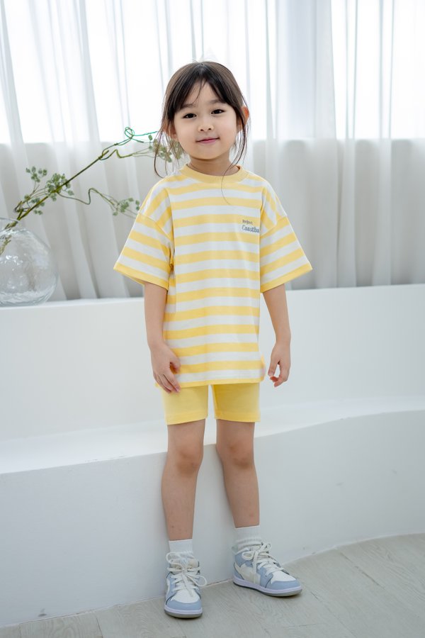 Bonjour, Coastbaby! Oversized Tee in Yellow