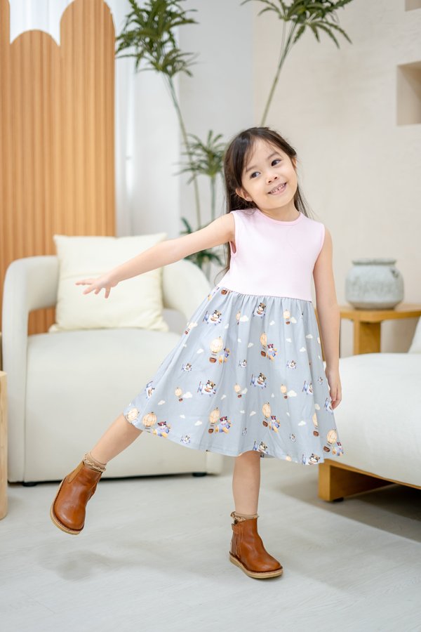 Air Travel Pandas Babydoll Dress