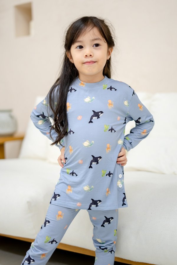 Underwater Buddies Bamboo Long Sleeve 2 Piece Set +