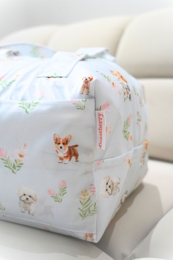 Waterproof Multi-Functional (Travel / Gym / Diaper) Bag in Fur-ever Friends