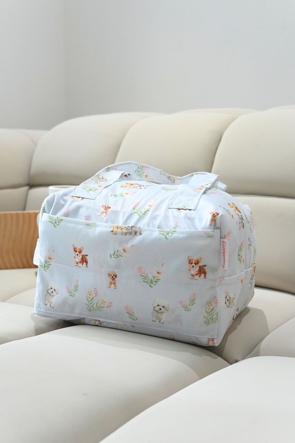 Waterproof Multi-Functional (Travel / Gym / Diaper) Bag in Fur-ever Friends