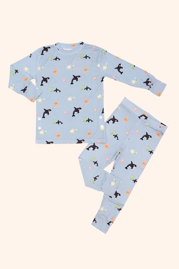 Underwater Buddies Bamboo Long Sleeve 2 Piece Set +