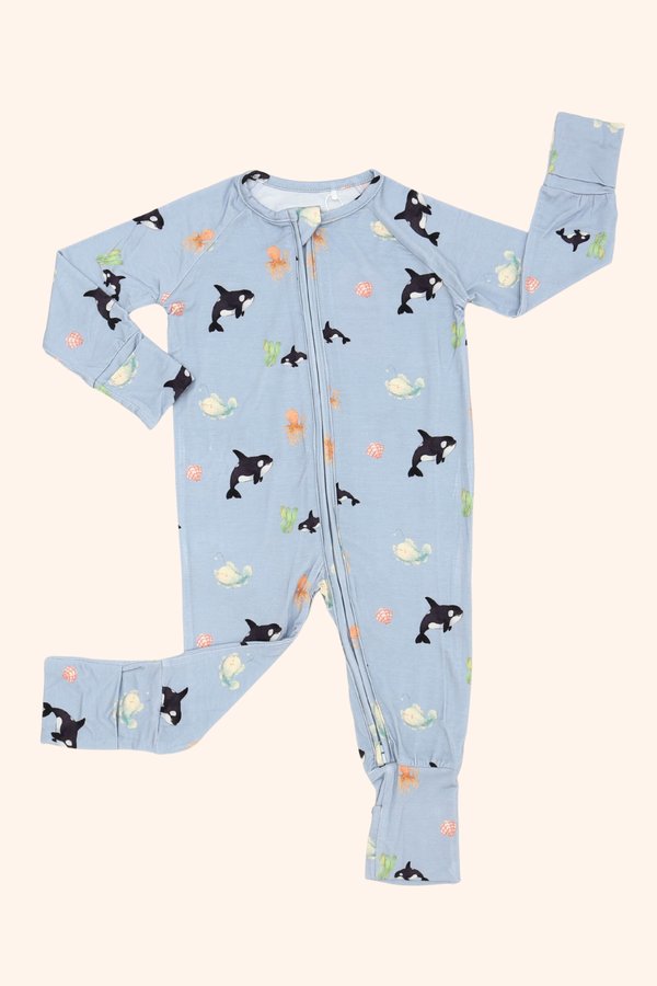 Underwater Buddies Bamboo Sleepsuit