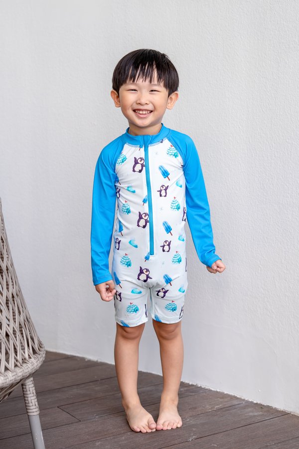 Penguin Playground UPF50+ Long Sleeve Swimsuit V2