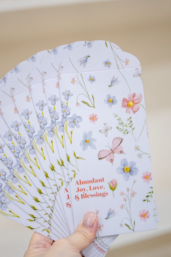 Blush Of Spring Red Packets / Money Envelopes (10 pcs)