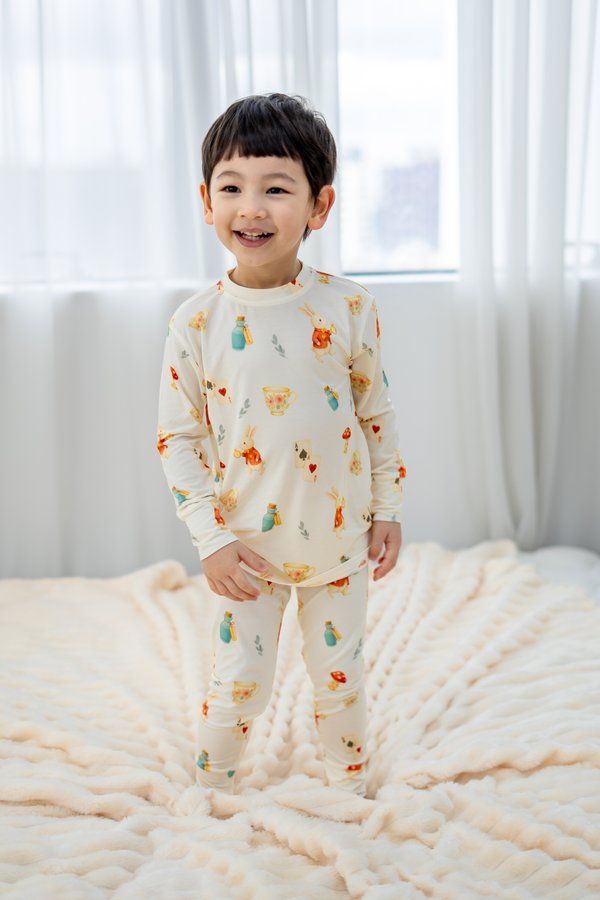 (12M to 10Y) Whimsical Wonderland Bamboo Long Sleeve 2 Pc Set +