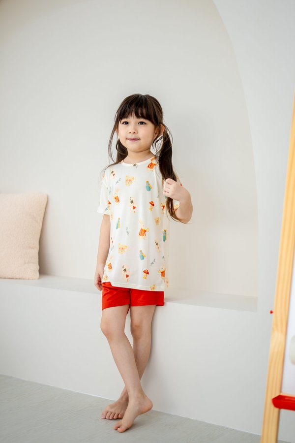 Whimsical Wonderland Bamboo Tee & Shorts Set