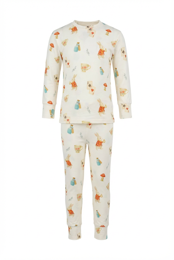 (12M to 10Y) Whimsical Wonderland Bamboo Long Sleeve 2 Pc Set +