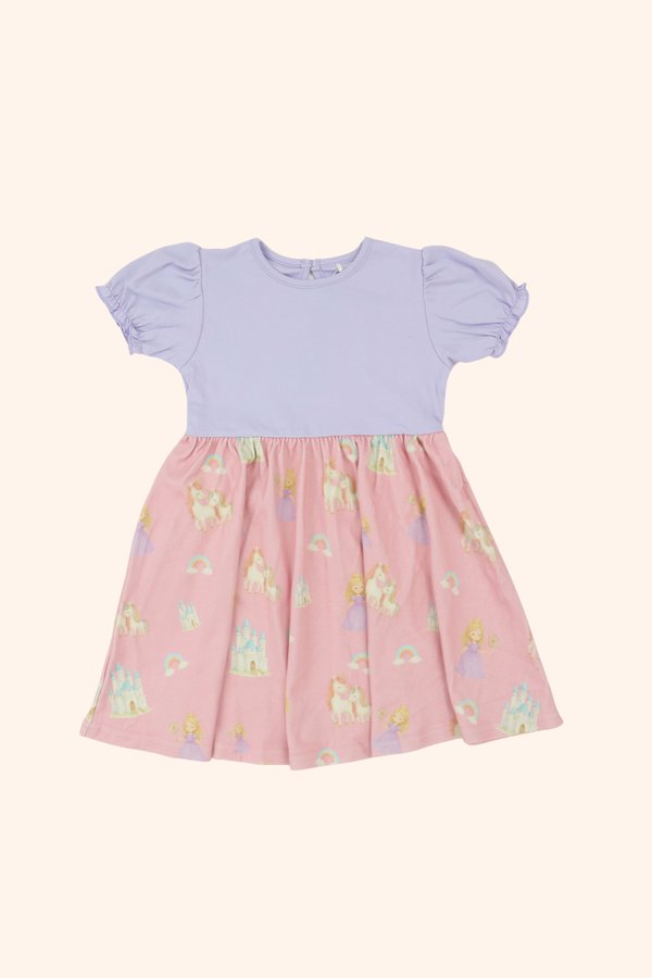 Unicorn Princess Puff Sleeves Dress