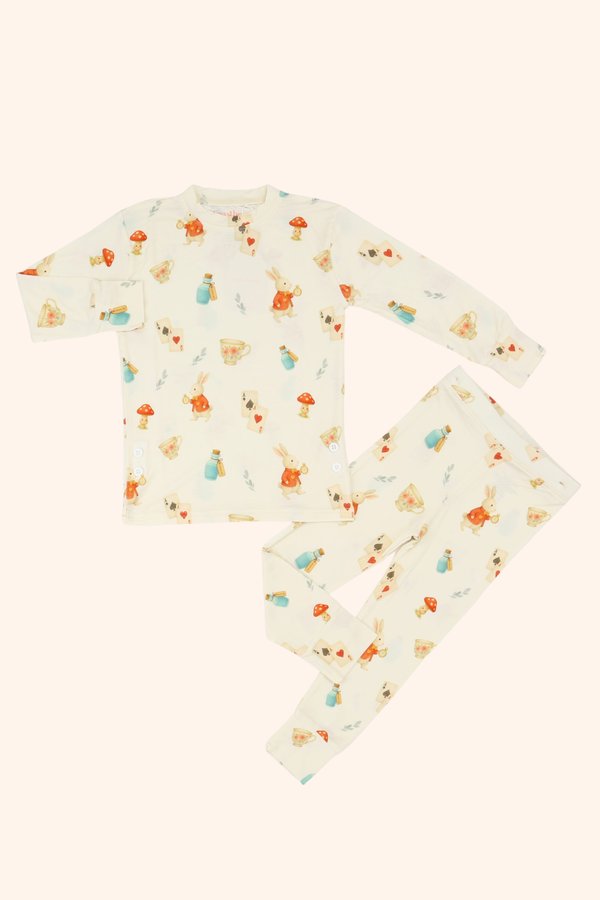 (12M to 10Y) Whimsical Wonderland Bamboo Long Sleeve 2 Pc Set +