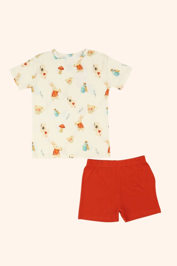 Whimsical Wonderland Bamboo Tee & Shorts Set