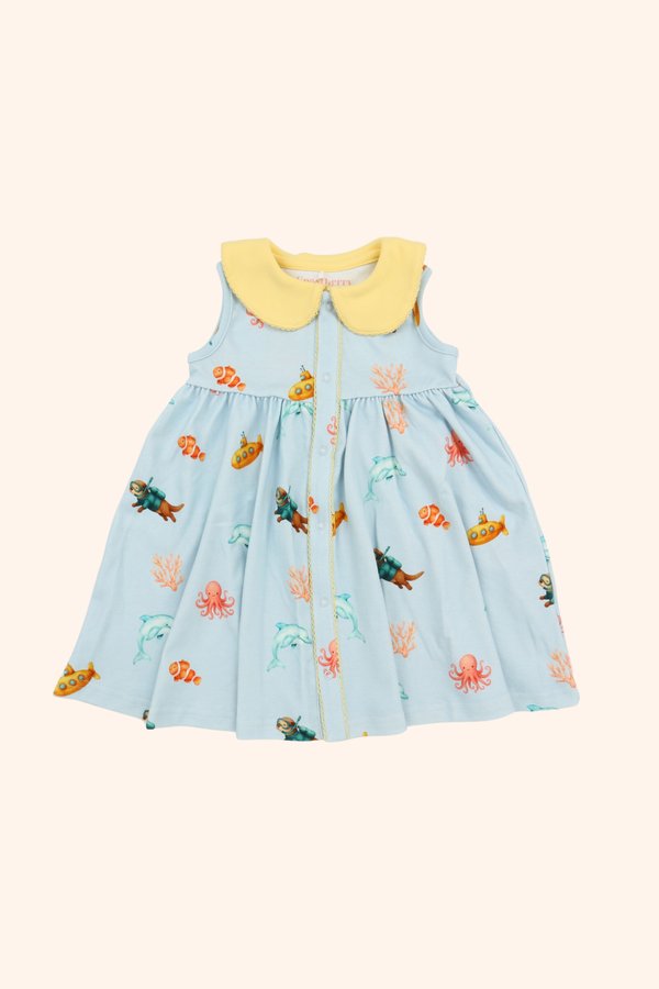 Ocean Daydreams Peter Pan Collar Dress