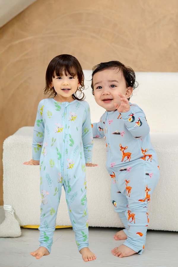 Blue Dreamer Bamboo Zipper Sleepsuit Bundle (18M-24M)