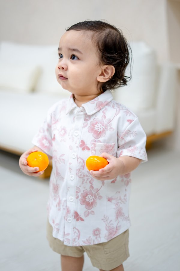 Heritage Red Classic Collar Shirt Bundle (6M-12M)