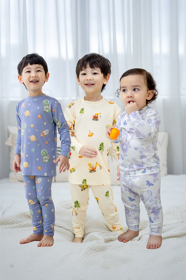 Little Buddy Cozy Nights Bamboo 2 Piece Set Bundle (12M-18M)