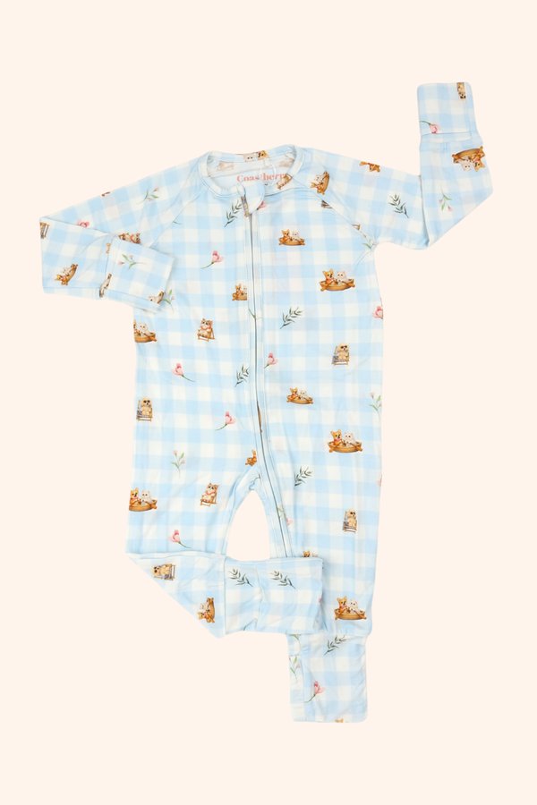 Pets On Vacation Bamboo Sleepsuit