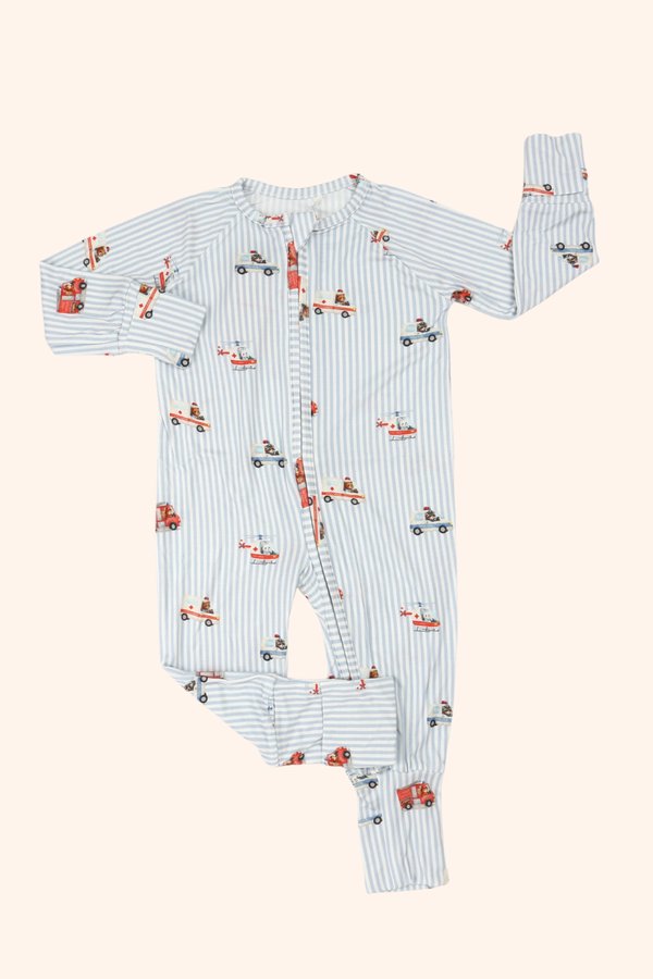 Super Rescue Team Bamboo Sleepsuit